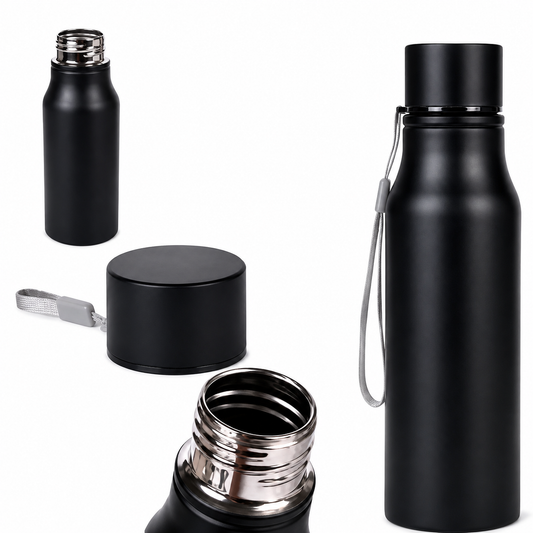 Stainless Steel Bottle | Black | 500 ml | For Engraving / UV