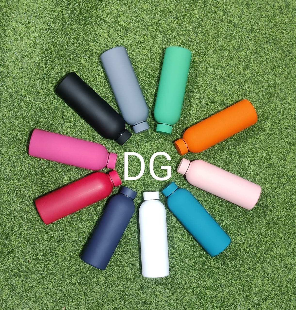 Stainless Steel Bottle Matt Finish | Mix Color | 500 ml | For Engraving / UV