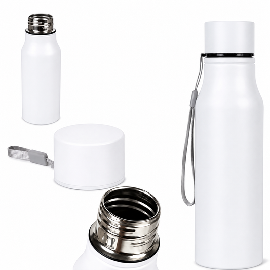 Stainless Steel Bottle | White | 500 ml | For Engraving / UV