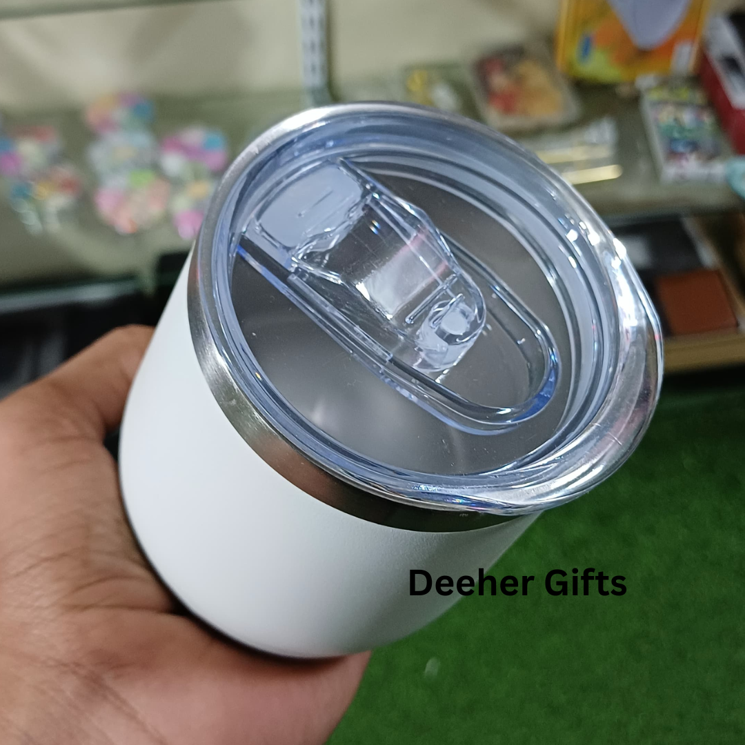 Stainless Steel Insulated Coffee Mug | White | 250ml | For Engraving / UV