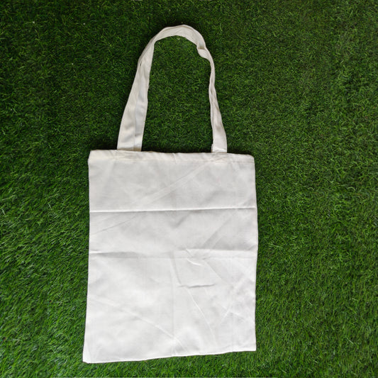 Sublimation Canvas Tote Bag / Size 14×16 inch / White / 240 GSM