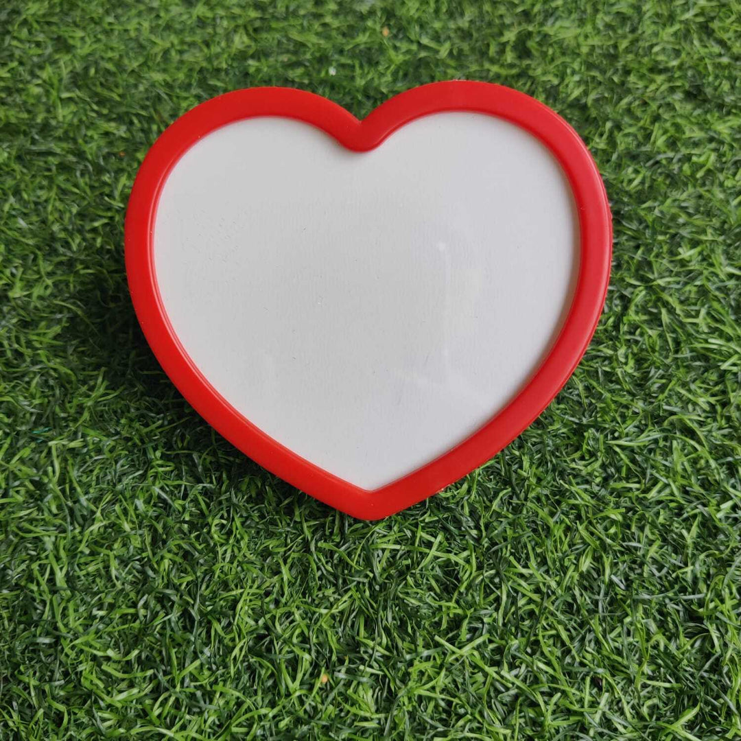 Sublimation Plastic LED Night  Lamp | Heart | 3 x 3.5 Inch