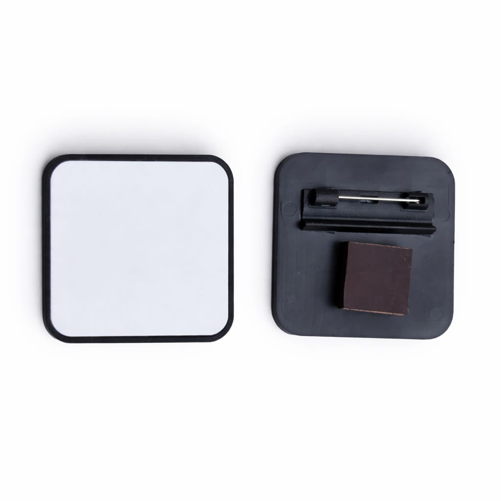 Sublimation Square Badge And Magnet ( 50 X 50 MM )