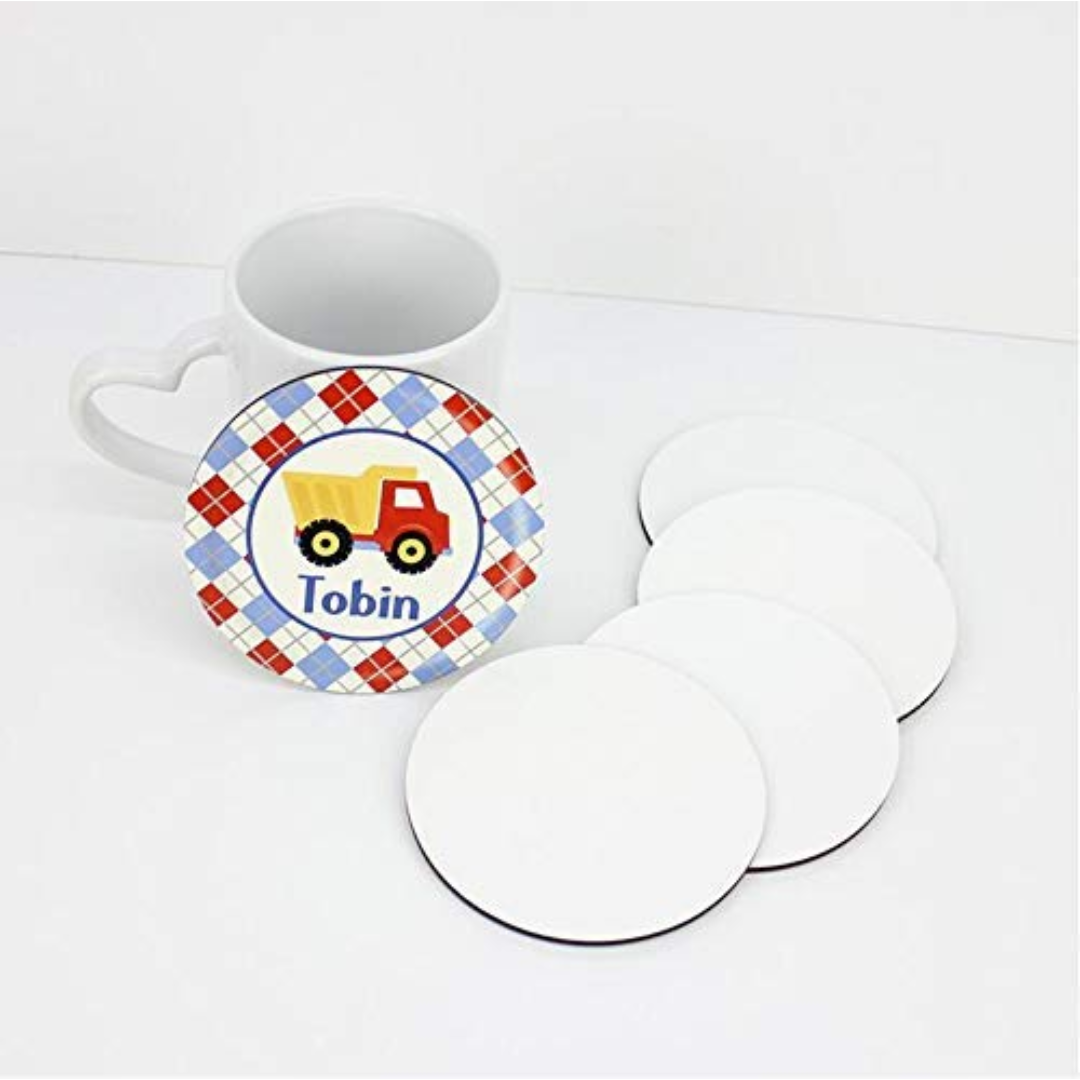 Sublimation Tea Coaster Round