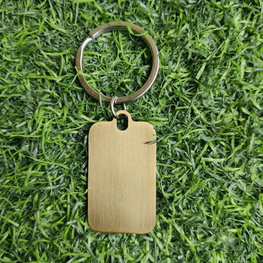 Tag Keychain Metal -  For Both Side Engraving