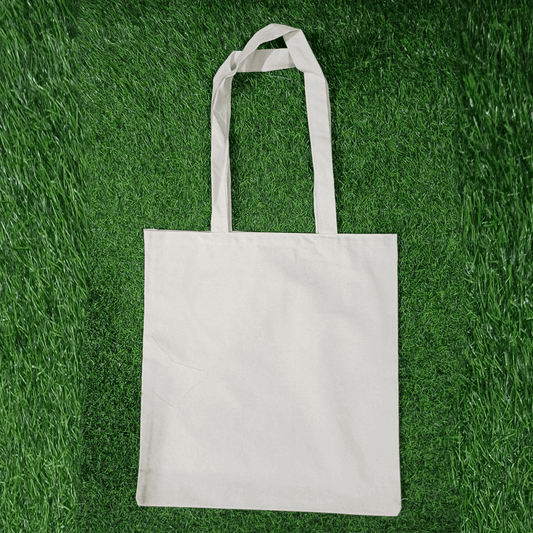 Tote Bag - Light Brown ( Size 14×16 inch / 260 GSM / 12 inch Handle ) - For DTF