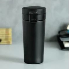 Vacuum Insulated Travel Mug | Black | 380 ml | For Engraving / UV