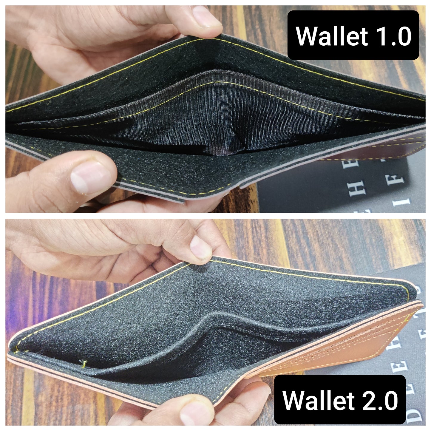 Faux Leather Mens Wallet 2.0 - ( Without Box )