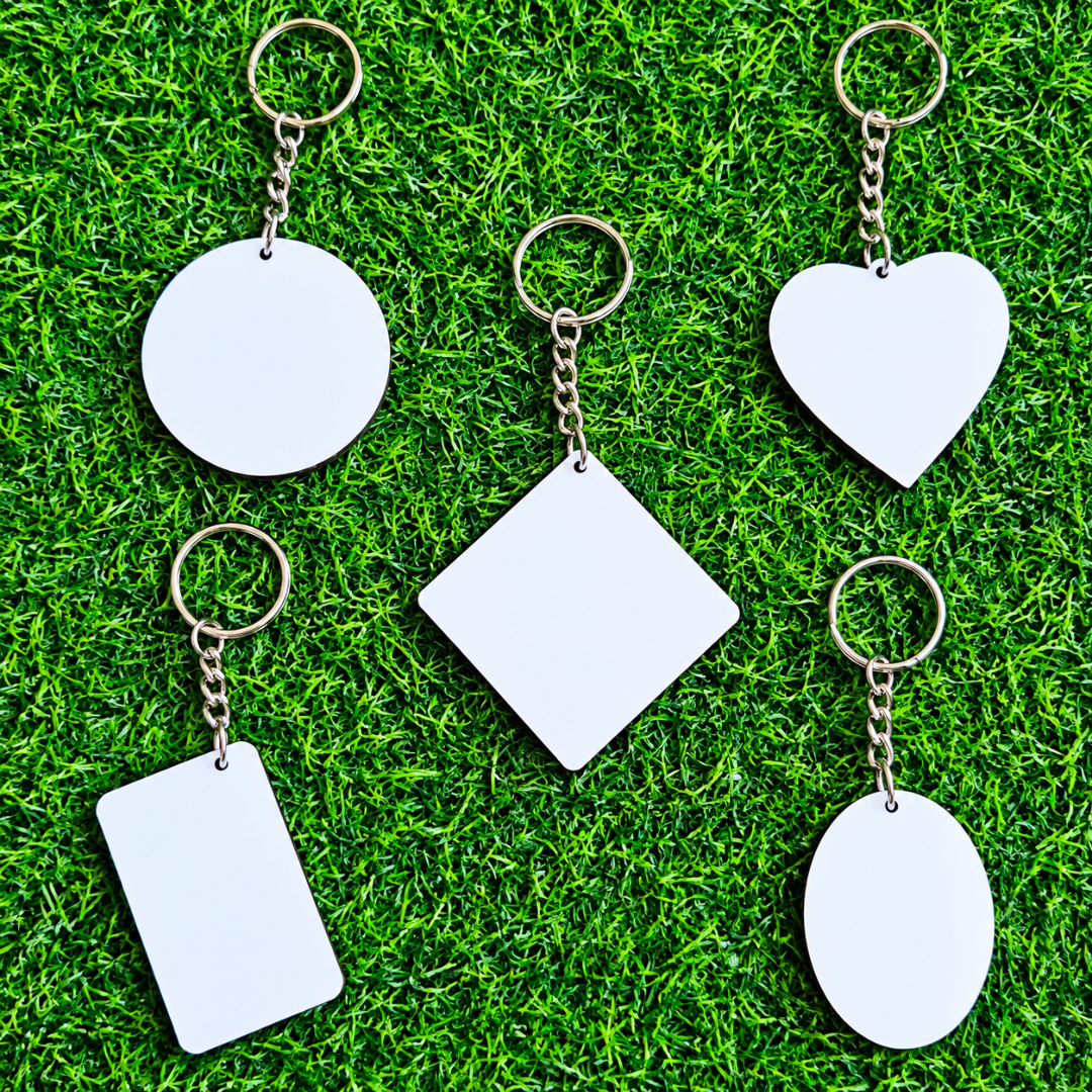 Wooden Keychain ( DoubleSide )